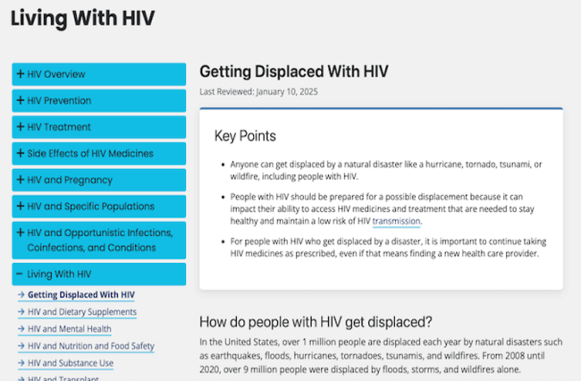 Getting Displaced With HIV (Web)