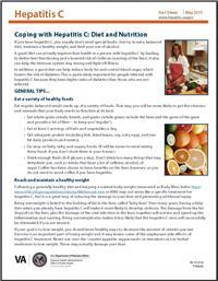 Thumbnail image of Hepatitis C: Coping with Hepatitis C: Diet and Nutrition 