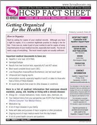 Thumbnail image of HCSP Fact Sheet: Getting Organized for the Health of It 