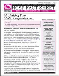 Thumbnail image of HCSP Fact Sheet: Maximizing Your Medical Appointments 