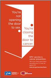 Thumbnail image of You're Not Opening the Door to Sex. You're Closing the Door to Cancer. 