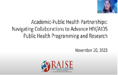 Academic Public Health Webinar (Web)