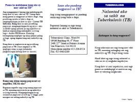  Nalantad ako sa sakit na Tuberkulosis (TB). Kailangan ko bang Magpasuri? [I Have Been Exposed to Tuberculosis (TB), What Do I Do Now?] 