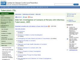  Investigation of Contacts of Persons with Infectious Tuberculosis 