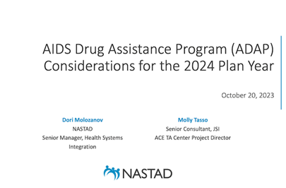 ADAP Considerations for 2024 Plan (PDF)