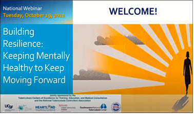 Building Resilience: Keeping Mentally Healthy to Keep Moving Forward. Go to webinar