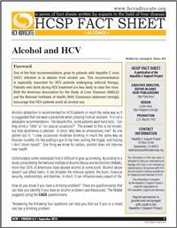 Thumbnail image of HCSP Fact Sheet: Alcohol and HCV 