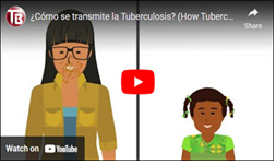 ¿Cómo se transmite la Tuberculosis? [How Tuberculosis is spread?] Go to Video
