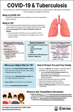 COVID-19 and Tuberculosis. Go to fact sheet.