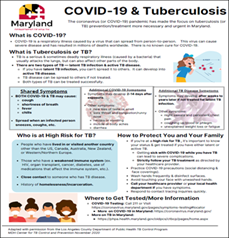 COVID-19 And Tuberculosis. Go to fact sheet