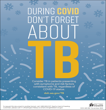 During COVID Don't Forget About TB. Go to poster.