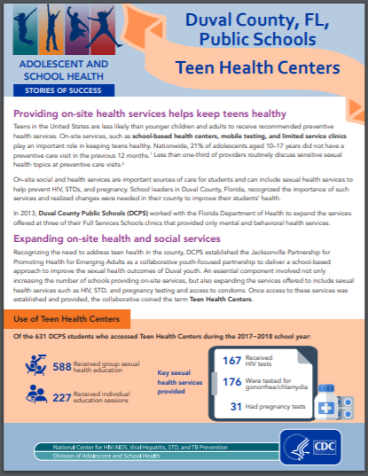Go to document on how Teen Centers in Duval County reach local youth.