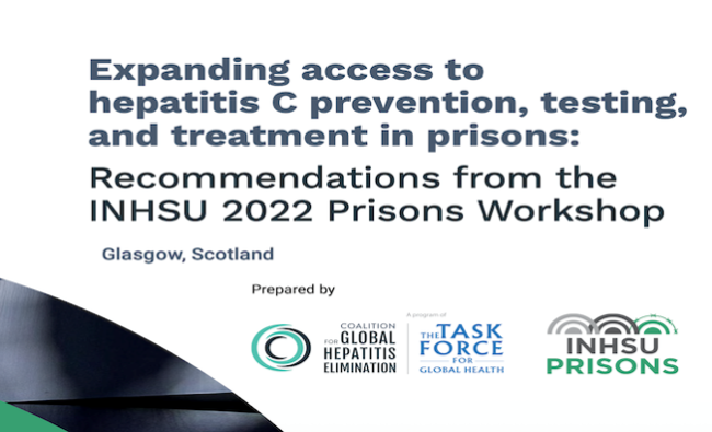Expanding Access to Hepatitis C Prevention, Testing, and Treatment in Prisons (PDF)