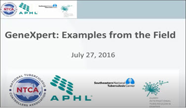 GeneXpert: Examples From the Field. Go to webinar