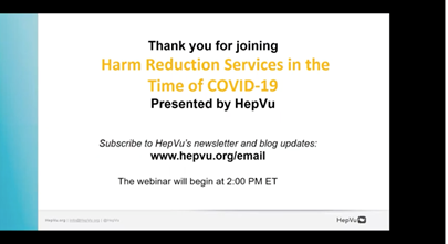 Harm Reduction Services COVID-19. Go to video