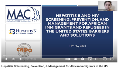 Hepatitis B Screening, Prevention, Management for African Immigrants (Web)