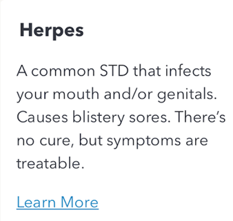 What is herpes (Web)