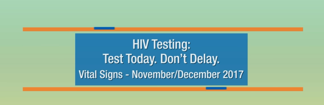 Public service announcement promoting HIV Testing and prevention. Go to video.