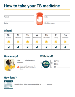 How to Take Your TB Medicine. Go to fact sheet
