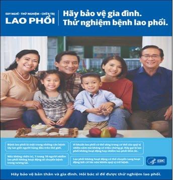 Protect your family. Test for tuberculosis. (Vietnamese). Go to poster