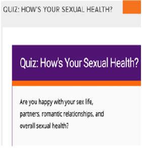 Quiz How s Your Sexual Health National Prevention Information