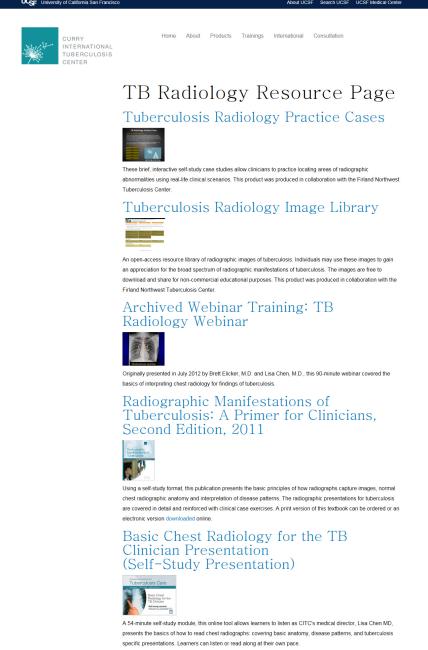 TB Radiology Resource Page 