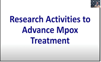 Research Activities to Advance Mpox Treatment (Web)