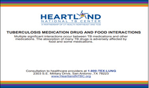 Tuberculosis Medication Drug and Food Interactions. Go to pocket card
