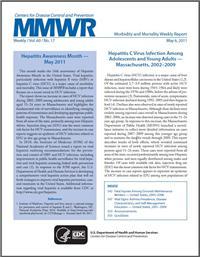 Thumbnail image of MMWR: Hepatitis C Virus Infection Among Adolescents and Young Adults – Massachusetts, 2002-2009 