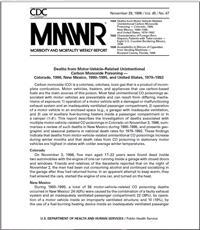 Thumbnail image of MMWR: Characteristics of Foreign-Born Hispanic Patients with Tuberculosis - Eight US Counties Bordering Mexico, 1995 