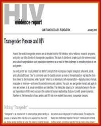 Thumbnail image of HIV Evidence Report: Transgender Persons and HIV 