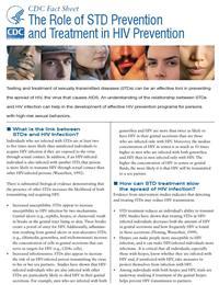 Thumbnail image of The Role of STD Prevention and Treatment in HIV Prevention 