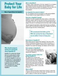 Thumbnail image of Protect Your Baby for Life: When a Pregnant Woman Has Hepatitis B 