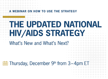 The Updated National HIV Strategy (Webinar)