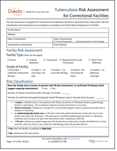 Tuberculosis Risk Assessment for Correctional Facilities. Go to tool