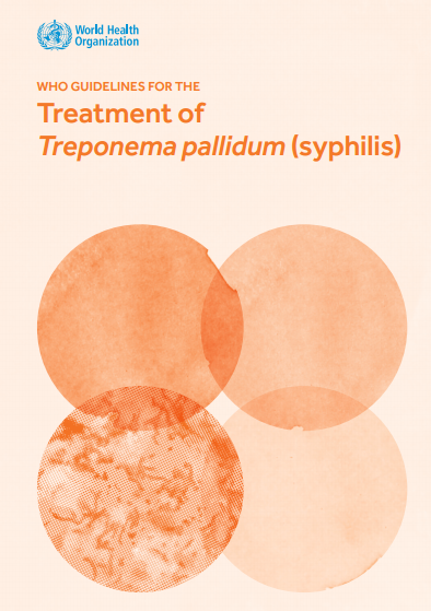 WHO Guidelines for the Treatment of Treponema pallidum (syphilis). Go to PDF manual.