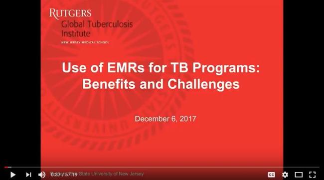  Use of EMRs for TB Programs: Benefits and Challenges 