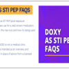 Doxy as STI PEP FAQ (Web)