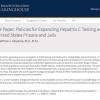 Policies for Expanding Hepatitis C Testing and Treatment in United States Prisons and Jails (Web)