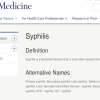 Syphilis (Web)