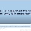 What is Integrated Planning and Why is it Important? (Web)