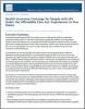 Thumbnail image of Health Insurance Coverage for People with HIV Under the Affordable Care Act: Experiences in Five States 