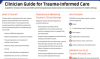 Clinician Guide for Trauma Informed Care (PDF)