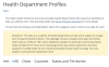 Health Department Profiles (web)