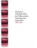  National Strategic Plan for Tuberculosis Training and Education 2004-2008 