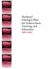 National Strategic Plan for Tuberculosis Training and Education 2004-2008