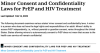 Minor Consent and Confidentiality Laws HIV (PDF)