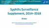 Syphilis Surveillance Supplemental Slides, 2014–2018. Go to slide set.