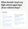 Teens and Relationships (Web)