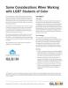 Go to infosheet Working with LGBT Students of Color: A Guide for Educators